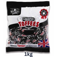 Walkers Liquorice Toffee - 1 KG BULK BAG - Best Before: 23.11.25